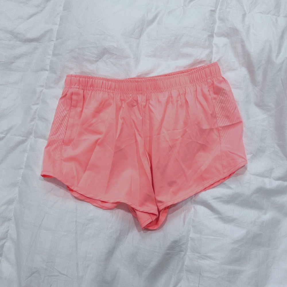 Oiselle pink distance shorts